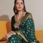 Raashi Khanna Instagram - For @bhima_jewels in @shravankummar 💚 📸 @arifminhaz
