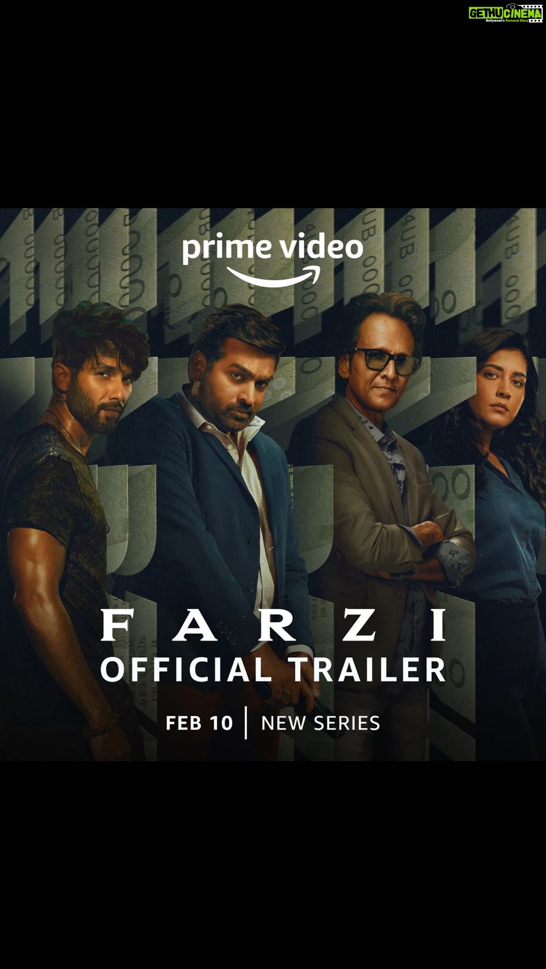 Raashi Khanna Instagram - Here’s the original farzi trailer..!! @shahidkapoor @actorvijaysethupathi @rajanddk @kaykaymenon02 @amazondotin