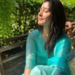 Raashi Khanna Instagram – I hope whatever brings you peace, 
finds you.. 🩵