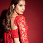 Raashi Khanna Instagram - Love calls for red..! For #sidkiara ♥️ Outfit - @premyabymanishii Jewellery - @koharbykanika Styled by - @shaleenanathani Assisted by - @vasudhaguptaa Makeup - @sonamdoesmakeup Hair - @souravv_roy_ 📸 @dinesh_ahuja