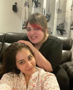 Raashi Khanna Instagram - The effect of a cherished friendship.. 💖 @rabbeqaiqbal you can thank me! 🤣🧿
