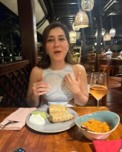 Raashi Khanna Instagram - A blissful summer evening..! 🥂