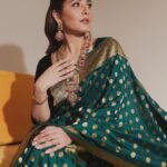 Raashi Khanna Instagram - For @bhima_jewels in @shravankummar 💚 📸 @arifminhaz