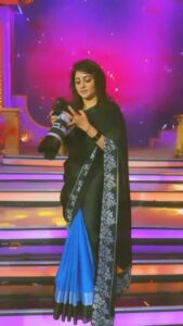 Rachita Ram Instagram - #superqueen 
 Wearing @lathaputtanna 
 Styling @varshini_janakiram