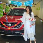 Rachitha Mahalakshmi Instagram - New year.... New beginnings..... Welcoming home #mghector ❤️❤️❤️❤️❤️❤️❤️❤️😇😇😇😇😇😇😇😇😇😇😇😇