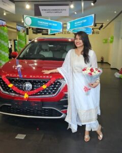Rachitha Mahalakshmi Instagram - New year.... New beginnings.....
Welcoming home #mghector 
❤️❤️❤️❤️❤️❤️❤️❤️😇😇😇😇😇😇😇😇😇😇😇😇