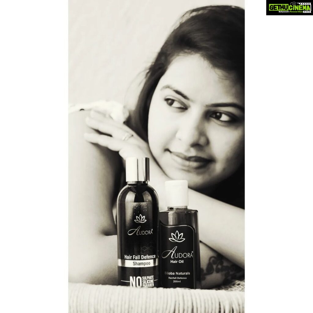 Rachitha Mahalakshmi Instagram - Here is my most favourite haircare products. The luxurious Hair Fall Control Kit from Audora will make your hair feel healthy-younger-looking & strong from the roots. The dreamy combination is designed for people suffering from uncontrollable hair fall, lack of hair growth, hair-thinning occurring on top & crown of the head, and for female & male pattern baldness. Strongly recommended to keep YOUR hair youthful! . @audora_official . Order on website www.audora.in Also available on Amazon & Flipkart . #ootd #hairtutorial #hair #hairstyles #longhair #haircare #youtube #thickhair #featureme #feature #rachitha #rachithamahalakshmi #explorepage #reelsinstagram #reels #instagram #skincare #reelitfeelit #fashion #makeup #beautybloggers #influencer #lifestyle #viral #food #hack #reelkarofeelkaro #bts #trending