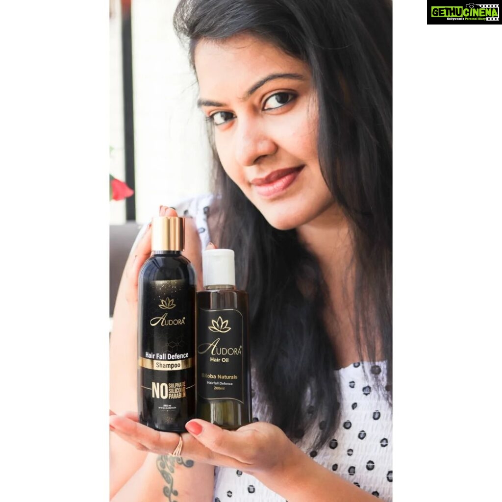 Rachitha Mahalakshmi Instagram - Here is my most favourite haircare products. The luxurious Hair Fall Control Kit from Audora will make your hair feel healthy-younger-looking & strong from the roots. The dreamy combination is designed for people suffering from uncontrollable hair fall, lack of hair growth, hair-thinning occurring on top & crown of the head, and for female & male pattern baldness. Strongly recommended to keep YOUR hair youthful! . @audora_official . Order on website www.audora.in Also available on Amazon & Flipkart . #ootd #hairtutorial #hair #hairstyles #longhair #haircare #youtube #thickhair #featureme #feature #rachitha #rachithamahalakshmi #explorepage #reelsinstagram #reels #instagram #skincare #reelitfeelit #fashion #makeup #beautybloggers #influencer #lifestyle #viral #food #hack #reelkarofeelkaro #bts #trending