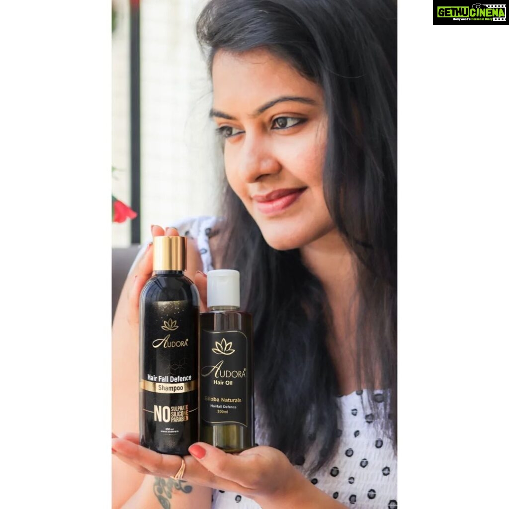 Rachitha Mahalakshmi Instagram - Here is my most favourite haircare products. The luxurious Hair Fall Control Kit from Audora will make your hair feel healthy-younger-looking & strong from the roots. The dreamy combination is designed for people suffering from uncontrollable hair fall, lack of hair growth, hair-thinning occurring on top & crown of the head, and for female & male pattern baldness. Strongly recommended to keep YOUR hair youthful! . @audora_official . Order on website www.audora.in Also available on Amazon & Flipkart . #ootd #hairtutorial #hair #hairstyles #longhair #haircare #youtube #thickhair #featureme #feature #rachitha #rachithamahalakshmi #explorepage #reelsinstagram #reels #instagram #skincare #reelitfeelit #fashion #makeup #beautybloggers #influencer #lifestyle #viral #food #hack #reelkarofeelkaro #bts #trending