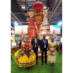 Radha Instagram - Across the World, in any nook and corner, you can see the presence of “God's own Country “ Kerala. Sharing a glimpse of World Travel Market, London where my dear son Vighnesh and my dear husband Rajasekharan Nair are attending to promote our www.udshotels.com London, United Kingdom