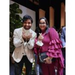 Radha Instagram - Delighted to meet the renowned actor Anupam Tripathi at Indo - Korean Cultural Events, in Seoul, South Korea. His role as Ali Abdul in Squid Games was phenomenal. As an actress I felt really happy to see that he’s interacting well with his fans , very down to earth & positive person indeed. Feel so proud.He is indeed a motivation for all of us and especially for the upcoming artists. Wishing you the very best for your future endeavours! ❤️ @sangipaiya