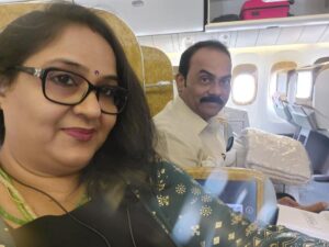 Radha Instagram - En route to lovely Dubai!! ☺️ 
#dubai