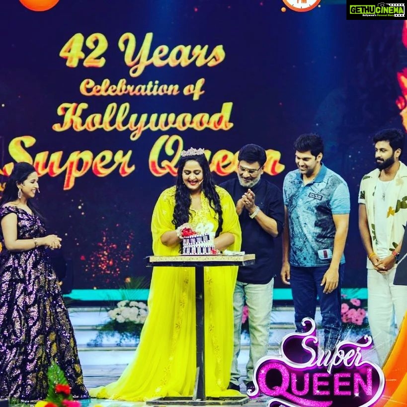 Radha Instagram - Being a part of Super Queen was much more than a show for me. Being able to mingle with the young talents of our industry was soo special.It makes me wish that I was born as an actor in this generation, but on the other hand I feel blessed to experience the journey of cinema through different generations. Pls dont miss watching #SuperQueen You will love it. #radhanair #radha #udayanair ##actresses . . . #Zeetamil #SuperQueen #NewShow @radhanair_r @actornakkhul @sreethu_krishnan @laya.vaish @janani_ashokkumar @ashavenkatesh.official @lavanya_offi @iraaagarwal_official @aayesha6_official @_tejaswini_gowda_official @aishwarya.krish @swathi_sharma_24 @parvathyofficial @kanmani_manoharan @zeetamizh