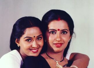 Radha Instagram - A sister is a little bit of childhood that can never be lost.Being sister means you always have backup. #radha #radhanair #ambika #sisterlove❤️ #sisters. . #Zeetamil #SuperQueen #NewShow @radhanair_r @actornakkhul @sreethu_krishnan @laya.vaish @janani_ashokkumar @ashavenkatesh.official @lavanya_offi @iraaagarwal_official @aayesha6_official @_tejaswini_gowda_official @aishwarya.krish @swathi_sharma_24 @parvathyofficial @kanmani_manoharan@zeetamizh