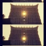 Radha Instagram - Gods own country ! Padmanabhaswamy Temple , Thiruvananthapuram, Kerala is indeed a true human engineering Marvel ! Our ancestors were incredible visionaries. On the day of equinox, as sun sets down , it looks like it is passing through each opening in the gopuram ! Incredible India ! #radha #radhanair #udshotels #padmanabaswamytemple 🌹🌷