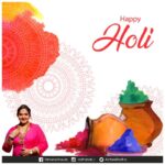 Radha Instagram - May the spirit of Holi bring you happiness. The warmth of Holi brings you joy, and the joy of Holi brings you hope. Let's celebrate Holi with colours and enthusiasm. May we be able to fill colours in the lives of others as well I wish you all a joyous Holi! #holi #radhanair #udayanair #actress🎬