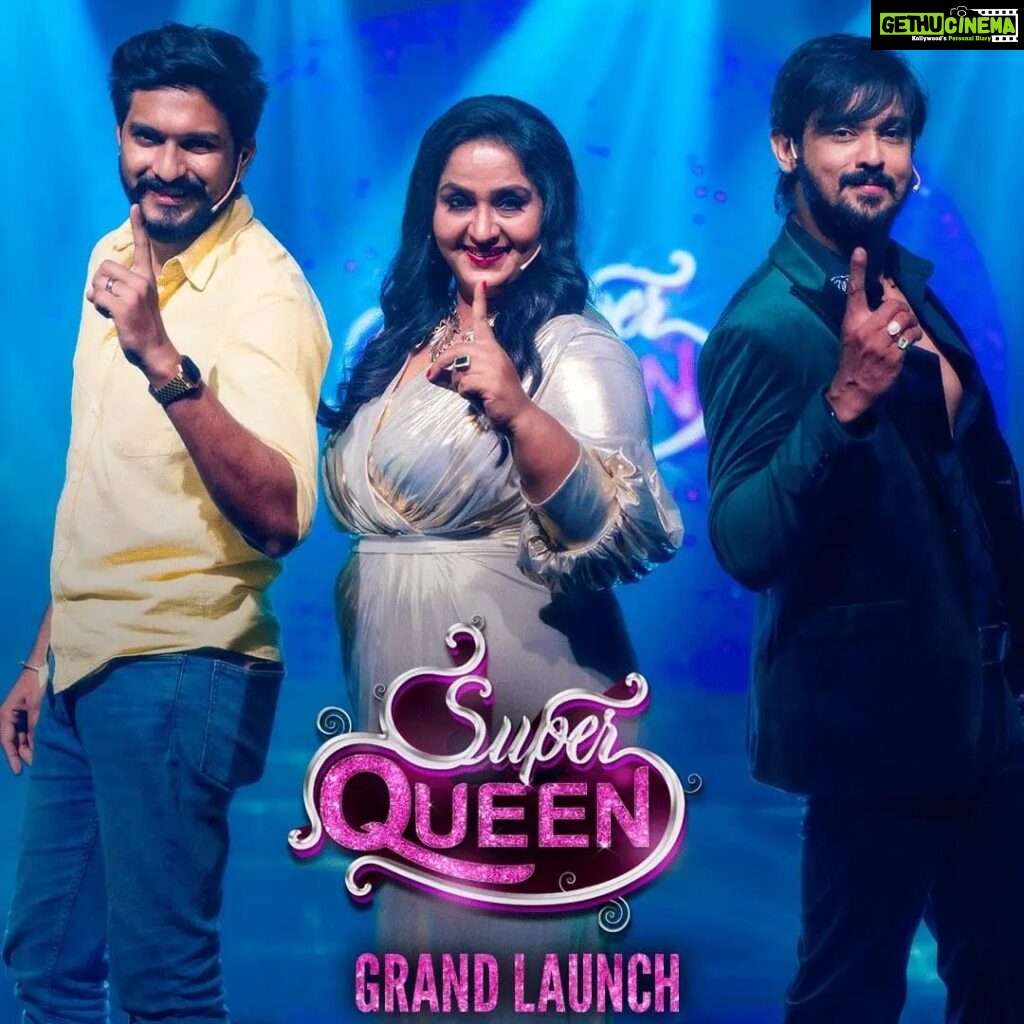 Radha Instagram - Watch the journey to find #superqueen among the super talented ladies with my Super cool @actornakkhul @zeetamizh every Sunday at 4pm!