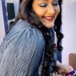 Radha Instagram - That little waiting hour in my caravan before the stage gets ready for the show. From sets of BBJodi @starmaa telugu. Styling @kirthana_sunil Accessories @wowhow.in Bracelet @aditi_collection #radhanair #radha #tollywood #bbjodi #starmaa #outfitoftheday #bling #celebritystyle #endamoleshineindia Annapurna Film Studio