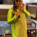 Radha Instagram - This small world in the caravan is such a lively & vibrant environment. Just love every part of this lovely experience 🫶🏻🤗❤️✨ Stylist - @kirthana_sunil Makeup - @ramesh.babu_makeupartist Hair Stylist - @shaikjilani428 Manager - raju_star_s9