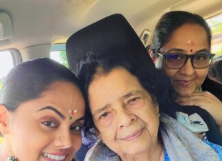 Radha Instagram - Visited Laloo Kaavu Temple, Kilimanoor our family deity ( Kudumba Kshetra of my mother ) along with my dear Karthu and my mother. The main deity of the temple is goddess Parvathi. It’s the place where my mother was born. The spiritual bliss and vibe here is beyond words can explain. 3 generations going together , it’s even more blissful. ❤️✨🫶🏻 Karthika nair #templevibes #temple #templesofindia #temples #templesofsouthindia #uds #radha Kilimanur