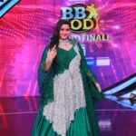 Radha Instagram - Hope you all enjoyed #bbjodi finale on @starmaa Outfit @rekhas_couture Styling @kirthana_sunil Jewellery @aditi_collection Hair accessories @wowhow.in Hair @jilani.shaik14 Makeup @ramesh.babu_makeupartist Annapurna Film Studio