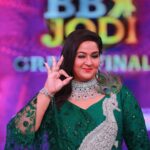 Radha Instagram - Hope you all enjoyed #bbjodi finale on @starmaa Outfit @rekhas_couture Styling @kirthana_sunil Jewellery @aditi_collection Hair accessories @wowhow.in Hair @jilani.shaik14 Makeup @ramesh.babu_makeupartist Annapurna Film Studio