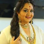 Radha Instagram - My ❤️ goes mmmm mmmm mmmmmm, when it comes to traditional look. Sharing few clicks from my recent shoot #BBJodi in @starmaa telugu. Outfit @rekhas_couture Stylist @kirthana_sunil Jewellry @aditi_collection #radhanair #radha