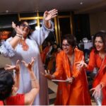 Radha Instagram – A lovely  moment from  the recent 80s reunion. My dear Suhasini, Revathy & Khushboo cheering for my first movie song “Aayiram Thamarai Mottukale “.

https://youtu.be/gLDWGBt0uok Mumbai – मुंबई