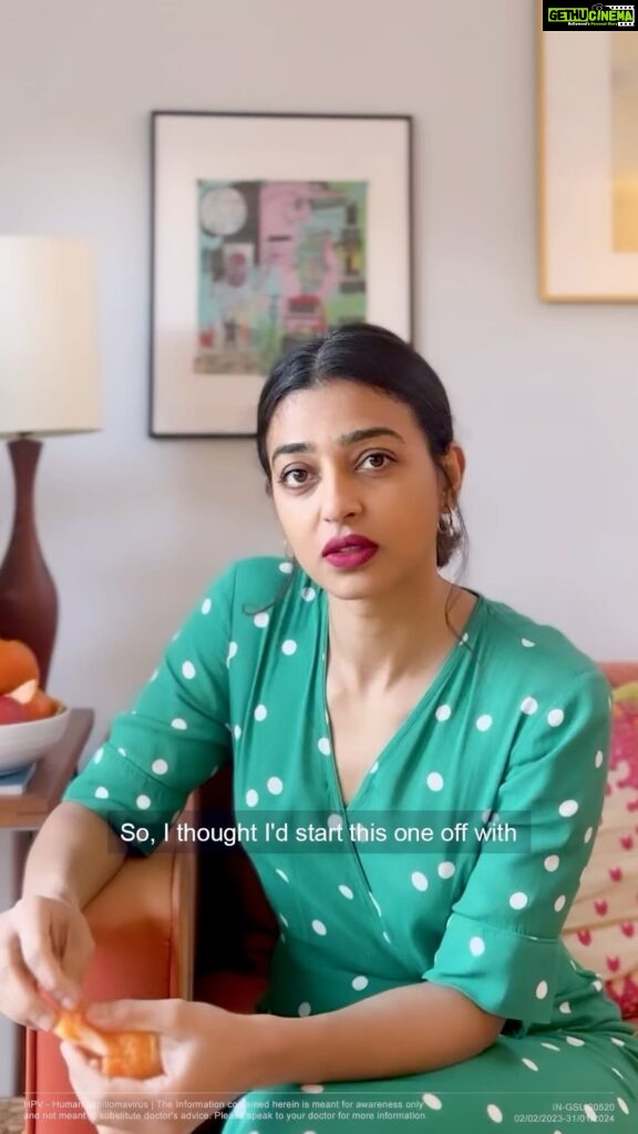 Radhika Apte Instagram - Want the uncensored version of this video? Then you need to learn about HPV. HPV or Human Papillomavirus is a common Sexually Transmitted Infection that affects around 660 million people worldwide. And guess what? It’s also the cause of almost all cases of cervical cancer, which is the 2nd most common cancer in Indian women. But don’t fret, because all of that you just read, can be prevented by taking the right steps. So, go talk to an expert about HPV and HPV prevention (for free) on letsfighthpv.com or consult your gynaecologist. IN-GSL-00512 | 24/1/2023 - 23/1/2024 Issued in public interest. #HPV #HumanPapillomavirus #HPVAwareness #SexualHealth #HPVSupport #HPV101 #HPVeducation #CervicalCancer #Collaboration #MSDTRK1 #AD #Collab