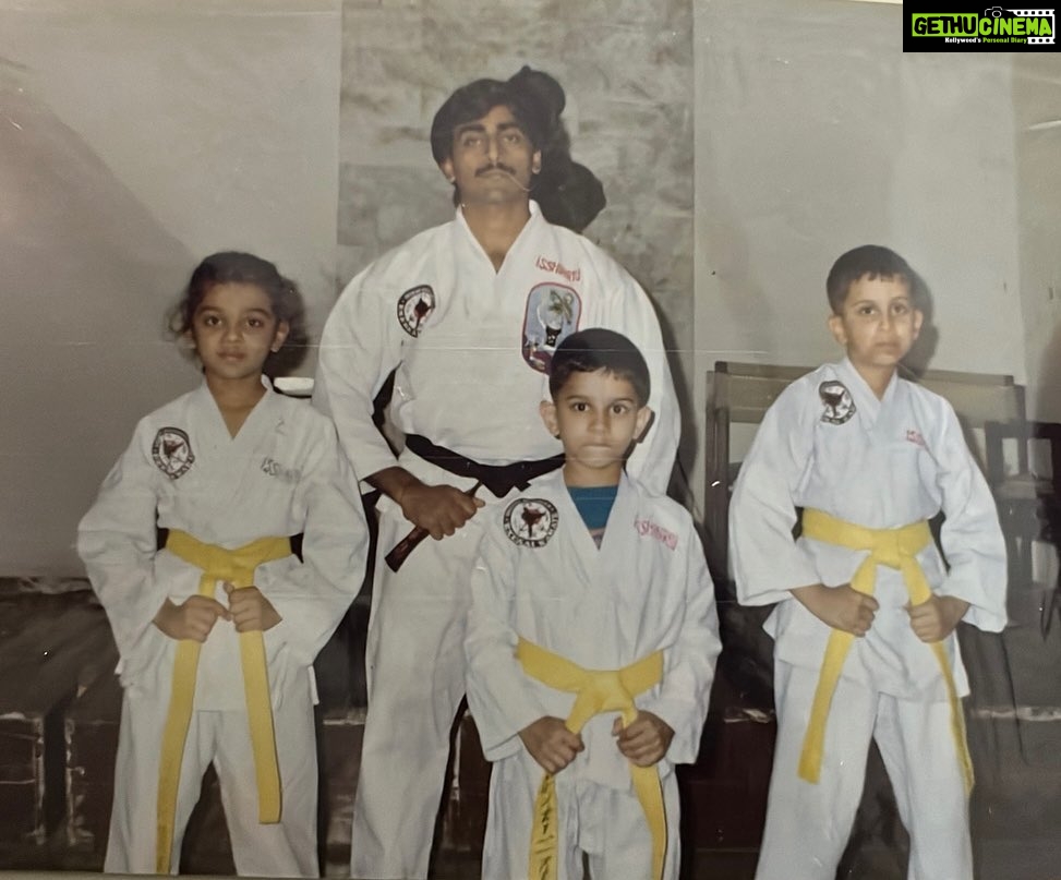 Radhika Apte Instagram - Do not mess with me 🥋 #karatekid #throwbacktothe90s #oldgoldenchildhoodphotos