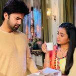Radhika Muthukumar Instagram – #sirav candid moment😬😬
@avinashmukherjee_ 

And special thanks to my lovely dewar ji🥰
@karansharmaa_official