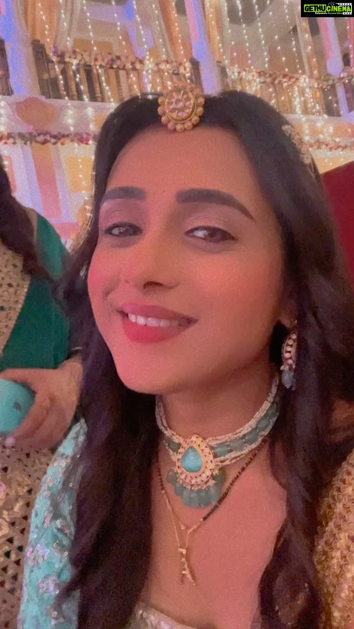 Radhika Muthukumar Instagram - With my cutiee @itsshubhanshisingh 🥰🥰 #ssk2 #simar #sasuralsimarka2 #aditi #sirav #adigan