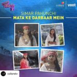 Radhika Muthukumar Instagram - JAI MATA DI🙏🏻 Posted @withregram • @colorstv Haal hi mein itne utaar-chadhaav dekhne ke paschaat, Simar pahunchi hai Shri Mata Vaishno Devi ke bhawan mein. Mata ke aashirvaad se, kya uske jeevan mein aayega sudhaar? Dekhiye #SSK2 Vaishno Devi Special, 4th April shaam 6:30 baje, sirf #Colors par. Anytime on @voot. @radhikamuthukumar_official