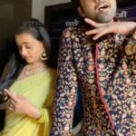 Radhika Muthukumar Instagram - Kaawra baawra @avinashmukherjee_ Special appearance @karansharmaa_official #pushpa #onsetmasti😆 #sirav #simar #aarav #vivan #ssk2 #sasuralsimarka2