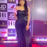 Radhika Muthukumar Instagram - Winning my first award for sasural simar ka season 2.. This moment would not have been possible without my fans.. So thank you everyone for loving me and encouraging me always♥️♥️ Special thanks to @msrashmi2002_ mam for giving me this opportunity 🤗♥️ Styled by @rimadidthat Assisted by @tanyamishrra Outfit @aarushi_av Jewellery @shagnaofficial Makeup by @pakumar3021 Hair by @shahingilani @rstfofficial @internationaliconicaward #simar #sasuralsimarka2 #ssk2 #colors #rstf #internationaliconicawards2022