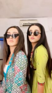 Radhika Muthukumar Instagram - Guess who completed 6 months 🤍 on @colorstv ❤️grateful for all the immense love you give us as #reemisimi 
-
Your goofy agents from ssk2 ✨
@radhikamuthukumar_official #ssk2 #tanyasharma #colors #radhikamuthukumar #reels #explore #trending #agent