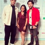 Radhika Muthukumar Instagram - my two favourites @akashrjagga @summitbhardwaj #bombaytimesfashionweek #athena #fashionshow #instagood #instapost Styled by: @styling.your.soul Makeup: @yashmakeup98 Dress by: @athenalifestyle.in