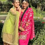 Radhika Muthukumar Instagram - Rimmiii simmi back at it 😎 don’t forget to watch Lohri special tonight at 6pm only on @colorstv #ssk2 #rimmisimmi #sister #tvshow #punjabi #punjabisuits #punjabikudi