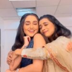 Radhika Muthukumar Instagram - My bestie and I discussing our mental state after we see one cute guy on the road 😆😂 #reels #trendsetter #reelkarofeelkaro #reelit #sisters #tanyasharma #radhikamuthukumar