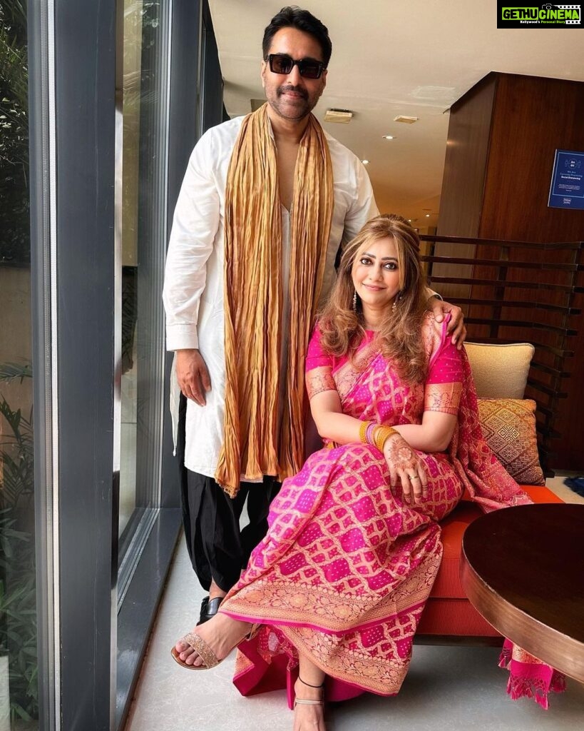 Rahman Instagram - With the boss! 🥹 #couples #love #family Hilton Garden Inn Trivandrum
