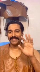 Rahman Instagram - The Transformation of 
“Mathuranthakan 
The king Uttama Chorzan

Feeling blessed to have been a part of #ponninselvanmovie 
Thank u sir #maniratnam @r_varman_ @arrahman @lyca_productions and my managers @ajayjohns2018 and @johnsoncinepro 
#jShivoham

#PS2

#CholasAreBack 
#PonniyinSelvan2 #ManiRatnam @arrahman @madrastalkies_ @LycaProductions @RedGiantMovies_