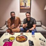Rahman Instagram - An exciting ifthar with a surprise , With a wonderful friend joined in for fast opening. Some lovely conversations. Very happy to hear the success of his just released movie #madanolsavammovie , How lovely. #actorslife #ifthar2023 #friendship