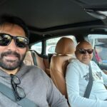 Rahman Instagram - A weekend drive to blr. After decades with My friend. Sharing few clicks. #friendship #drive #bengaluru #bmw630i #actorslife #men