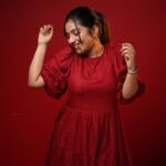 Rajisha Vijayan Instagram - Who said Red can’t be fun! ♥️ @house_of_vandy @jiksonphotography @rizwan_themakeupboy Studio Loc