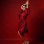 Rajisha Vijayan Instagram - Who said Red can’t be fun! ♥️ @house_of_vandy @jiksonphotography @rizwan_themakeupboy