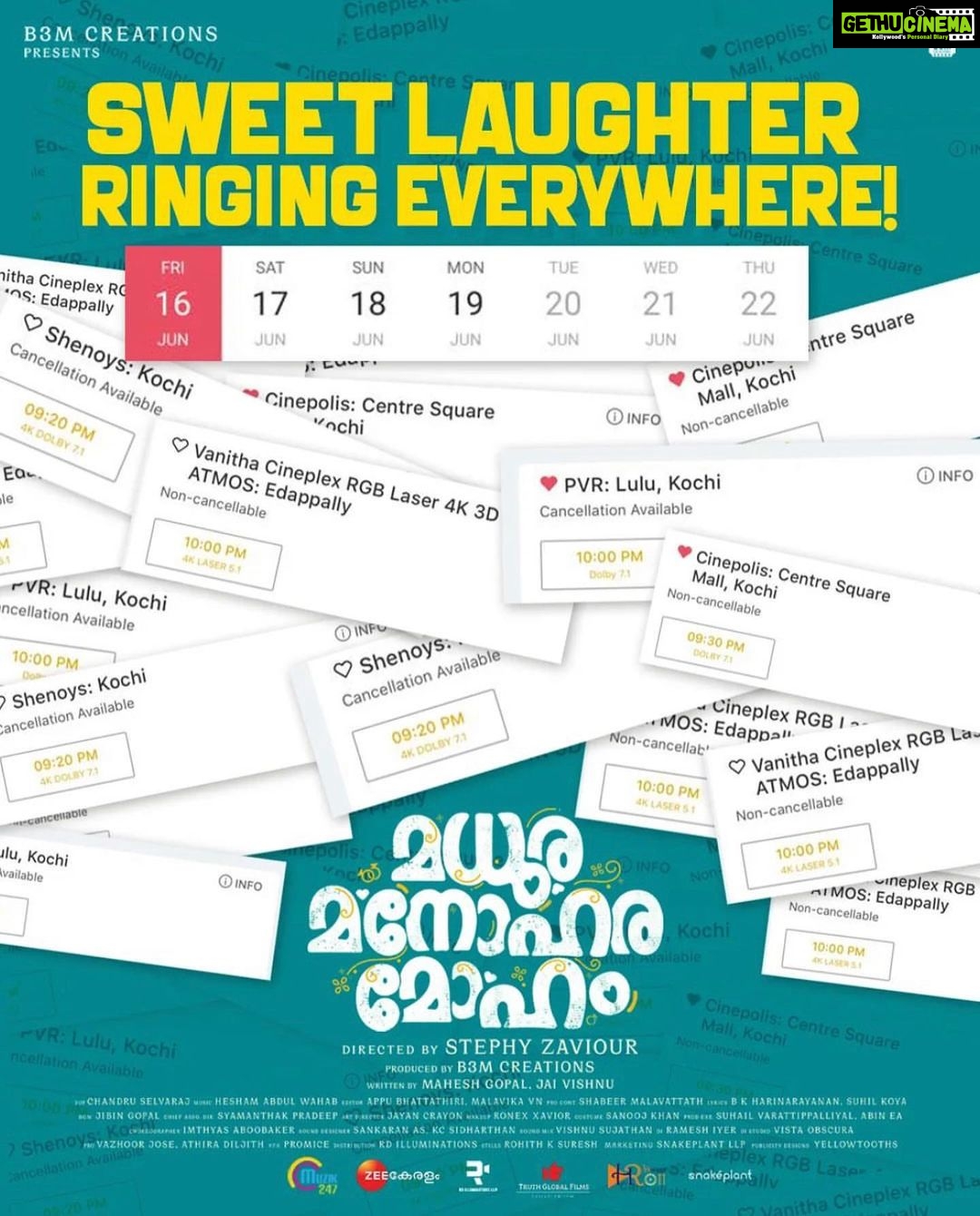 Rajisha Vijayan Instagram - @madhuramanoharamohammovie β₯οΈππΌπ