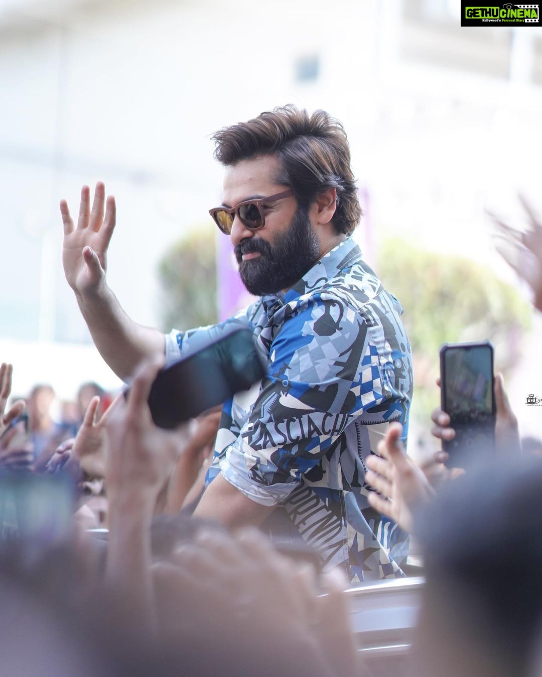 Ram Pothineni - 1.3 Million Likes - Bezawada!! Thank you for all the love! 🖤