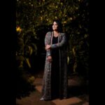 Ramya NSK Instagram - The gorgeous and royal look long shrug with small sequence works all over .... Its stunning to look @ramyansk in our designer dress.... Thank you so much for being a part of our team...... @ramyansk @varvidesigns #stunning #gorgeous #sequencework #black #photooftheday #photography #shrug