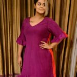 Ramya NSK Instagram - Setting the tone for summer is Ramya (@ramyansk ) in @stephinlalanofficial fun reversible asymmetrical dress 💜♥️ This is one of those dresses you'll want to throw on everyday. Crafted in silk , embellished with fine pin-tuck detailing and with functional pockets ,Style it your way by just flipping the dual-toned dress back to front. Non-toxic, AZO-FREE dyes were used for making this piece, which means they are free of harmful chemicals. DM to shop . ———————————————————————————— #stephinlalanofficial #ramyansk #fashionstatements #daytonightlook #colorfulfashion #fashionforeveryone #outfitgoal #saturdaystyle #colorcombo #glamourgoal #modeststyle #summercolors #itsallinthedetails #colorsplurge #modestoutfit #stylenotsize #ithaspockets #reversibledress #dressmodis #outfitinspirationoftheday #simpleootd #joyousdressing #daytonightoutfit #comfychic #dopaminedressing #silkdress #popofcolour #outfitday #fashionzine #tunicdress Chennai, India