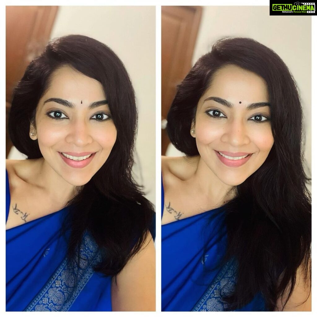 Ramya Subramanian Instagram - Did You Find The Difference ??😃🧐 (Also tell me which you think suits better 🙋🏻‍♀️🙈♥️)